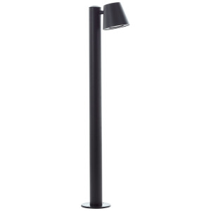 Brilliant Leuchten Staande lamp voor buiten Bari Buitenstaande lamp, 80 cm, GU10, IP44, metaal/kunststof, zwart (1 stuk)