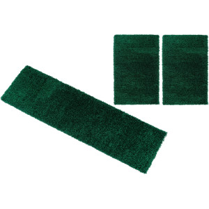 Bruno Banani Set slaapkamerkleedjes Shaggy Soft geweven, unikleuren, bijzonder zacht, slaapkamerkleed, loperset