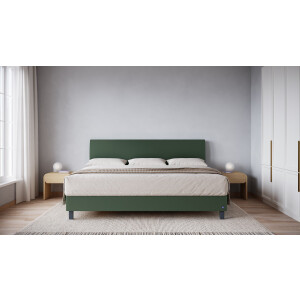 BRUNO familiebed 240x200cm in mosgroen | XXL boxspringbed premium | meervoudig bekroond voor design en kwaliteit