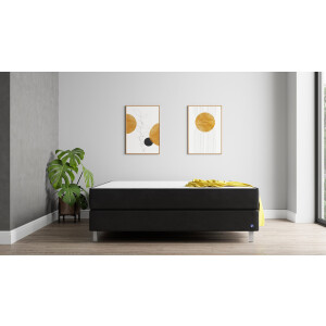 BRUNO Premium Boxspring 180x200cm in Zwart / Antraciet | Matrashardheid: Links H2 / Rechts H3 | Meervoudig bekroond voor design en kwaliteit
