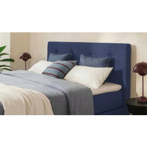 BRUNO Premium Boxspring 180x200cm in Blauw | Matrashardheid: Links H3 / Rechts H2 | Meervoudig bekroond voor design en kwaliteit