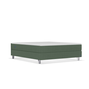 BRUNO Original boxspring 200x200cm in Mosgroen | Bekroond design volgens Duitse kwaliteitsmaatstaven