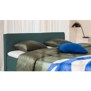 BRUNO Premium Boxspring 140x200cm in Groen | Matrashardheid: Links H3 / Rechts H2 | Meervoudig bekroond voor design en kwaliteit