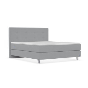 BRUNO Original boxspring 200x200cm in Licht grijs | Bekroond design volgens Duitse kwaliteitsmaatstaven