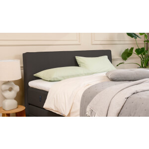 BRUNO Premium boxspringbed met opbergbox, 160x200cm, in antraciet | Matrashardheid: Links H3 / Rechts H2 | Extra opbergruimte & individueel configureerbaar