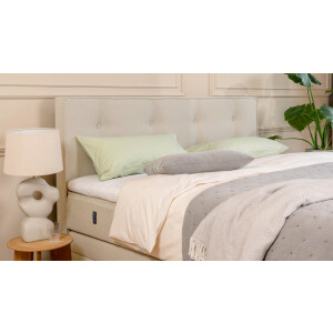 BRUNO Premium boxspring met opbergruimte, 180x200cm, in beige | Matrashardheid: Links H2 / Rechts H3 | Extra opbergruimte & individueel configureerbaar