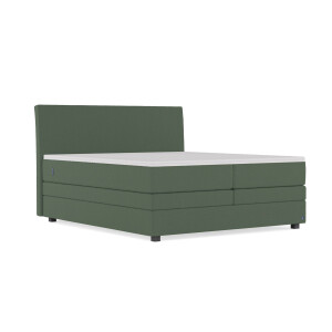 BRUNO Original boxspring met opbergruimte 180x200cm in Mosgroen | Ruimtebestarend en zelf samen te stellen