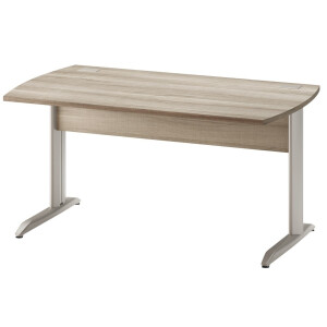 Bureau Jazz plus 120 cm breed in grijs eiken