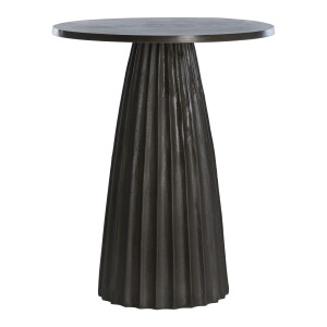Light & Living Ronde Bijzettafel 'Veglia' 45cm, kleur Donkerbruin