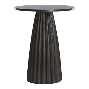 Light & Living Ronde Bijzettafel 'Veglia' 45cm, kleur Donkerbruin