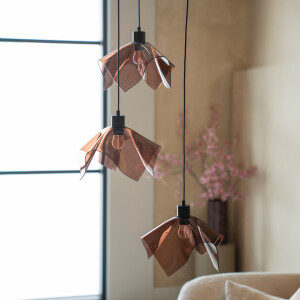 By-Boo Hanglamp 'Nims' Acryl, 3-lamps
