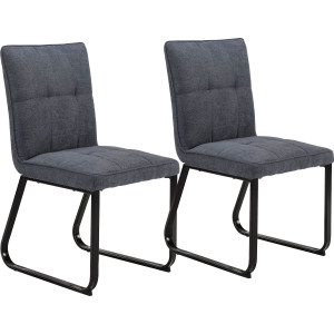 byLIVING Eetkamerstoel Talea Nosag-vering in de zitting, cord stof (set, 2 stuks)