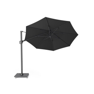 Platinum Zweefparasol Challenger Premium T2 Faded Black Ø 350 cm