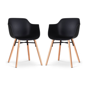 Set van 2 eetkamerstoelen Nena-Puk | Nolon