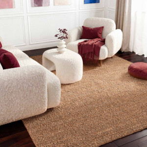 Vloerkleed Portobello Rechthoekig - Beige 170x120cm - Polyester - Dekbed-Discounter.nl