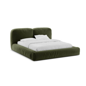 Bedframe Martina velvet 140 x 200 met opbergruimte | Micadoni Home