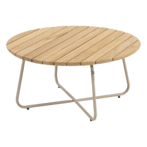 4 Seasons Outdoor Salontafel Verdi Teak-Latte Ø73 cm