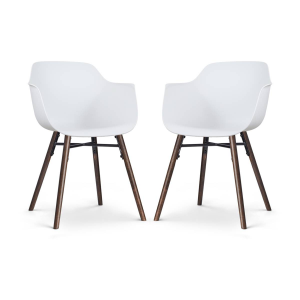 Set van 2 eetkamerstoelen Nena-Puk | Nolon