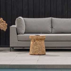 WOOOD Outdoor Bijzettafel 'Cache' Houtlook, 37cm