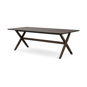 Calverton verlengbare houten eettafel donker eiken - 230 x 95 cm