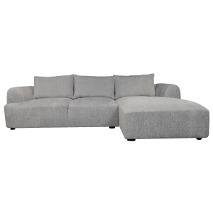 Sohome 2,5-zits Loungebank 'Richard' Rechts, Chenille, kleur Taupe
