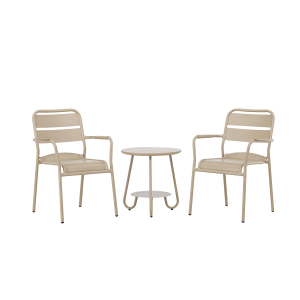 Caro aluminium tuin bistroset beige