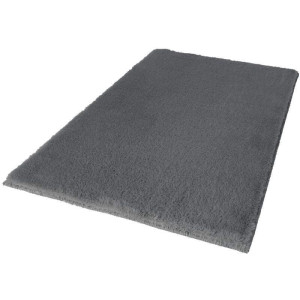 Carpet City Badmat Topia Mats, badmat uni Hoge pool, konijnenvacht-touch, polyester, badmat, wasbaar (1 stuk)