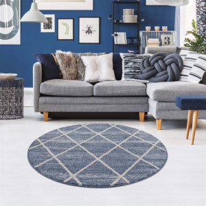 Carpet City Vloerkleed Art 2646 Korte pool, ruiten-look, ideaal voor hal & entree