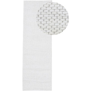 carpetfine Loper Sina Handgeweven tapijt, 100% wol, gemêleerd, handgeweven, zacht & knuffelig