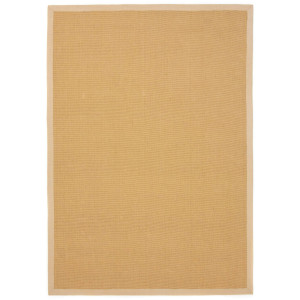 carpetfine Sisalkleed Sisal met gekleurd randdessin, antislip achterzijde