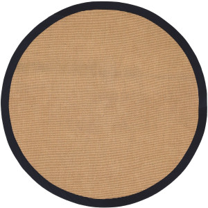 carpetfine Sisalkleed Sisal met gekleurd randdessin, antislip achterzijde