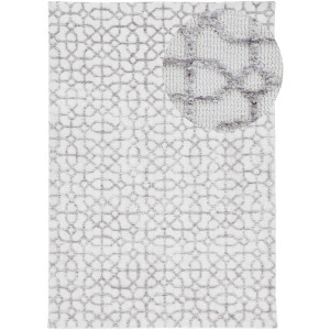 carpetfine Vloerkleed Holly 3 geometrisch ontwerp, hoog-laag structuur, woonkamer
