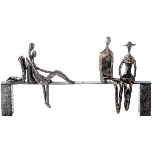 Casablanca by Gilde Decoratief figuur Sculptuur Leisure Decoratief object, hoogte 23 cm, met teksthanger, woonkamer (1 stuk)