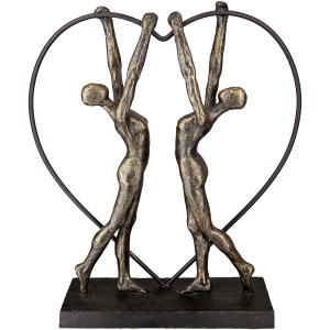 Casablanca by Gilde Decoratief figuur Sculptuur two women (1 stuk)