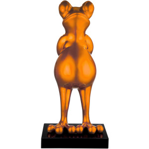 Casablanca by Gilde Dierfiguur Sculptuur Kikker oranje (1 stuk)