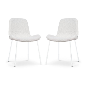 Set van 2 eetkamerstoelen Nora-Fé teddy | Nolon