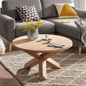 Kave Home Salontafel 'Lotus' 65cm, kleur Naturel