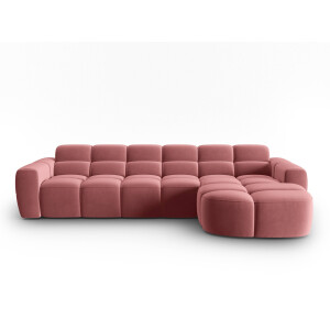 5-zits hoekbank Lisa rechts velvet | Micadoni
