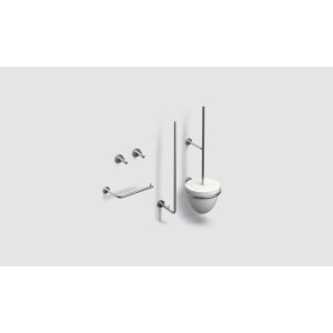 Clou Slim Toilet Accessoireset - 4-delig - geborsteld rvs CL/09.03099.41.01