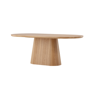 Cody houten ovale eettafel naturel - 200 x 76 cm