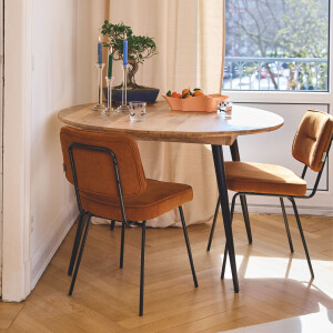 Artistiq Ronde Eettafel 'Colbi' Mangohout, 120cm