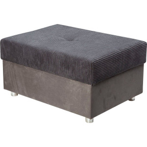 COLLECTION AB Hocker 30 jaar jubileummodel Italia Inclusief comfortabele binnenvering, in mix van ribfluweel en velours