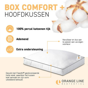 Hoofdkussen Box - Comfort Plus - Geschikt Voor - Dekbed-Discounter.nl