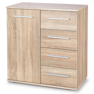 Commode Lima 82 cm hoog in sonoma eiken