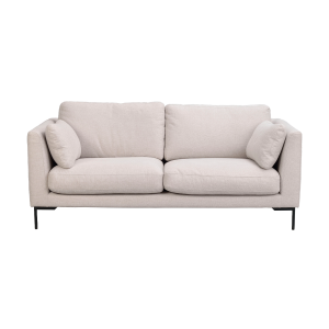 Corwin gestoffeerde 2.5 zitsbank beige - 238 cm