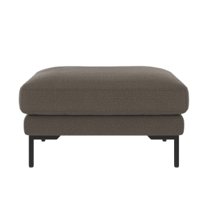 Corwin gestoffeerde hocker grijs - 84 x 45 cm