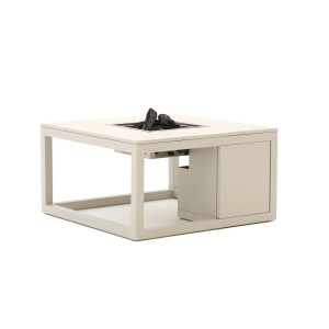 Cosiraw lounge vuurtafel 100x100x55cm - Laagste prijsgarantie!