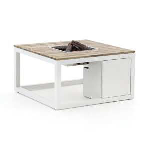 Cosiraw lounge vuurtafel 100x100x55cm - Laagste prijsgarantie!