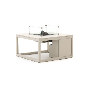 Cosiraw lounge vuurtafel 100x100x55cm - Laagste prijsgarantie!