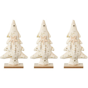 Creativ deco Deco-boom Kerst versiering (3 stuks)